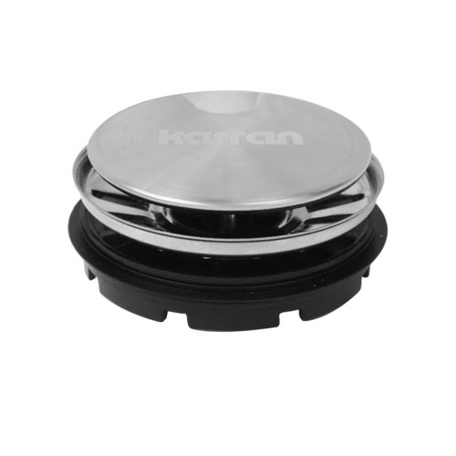 Karran 31/2 In. Kitchen Sink Decorative Disposal Flange in Stainless